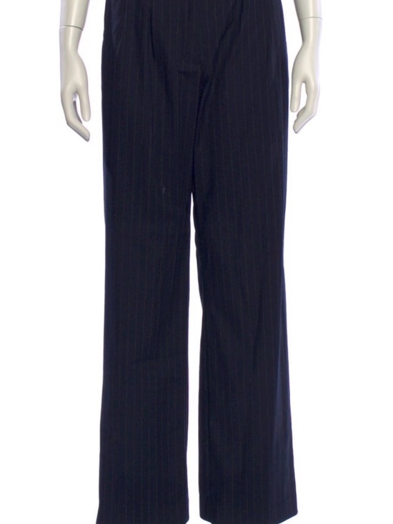 Kith Pants - Kith Navy Pinstripe Trousers